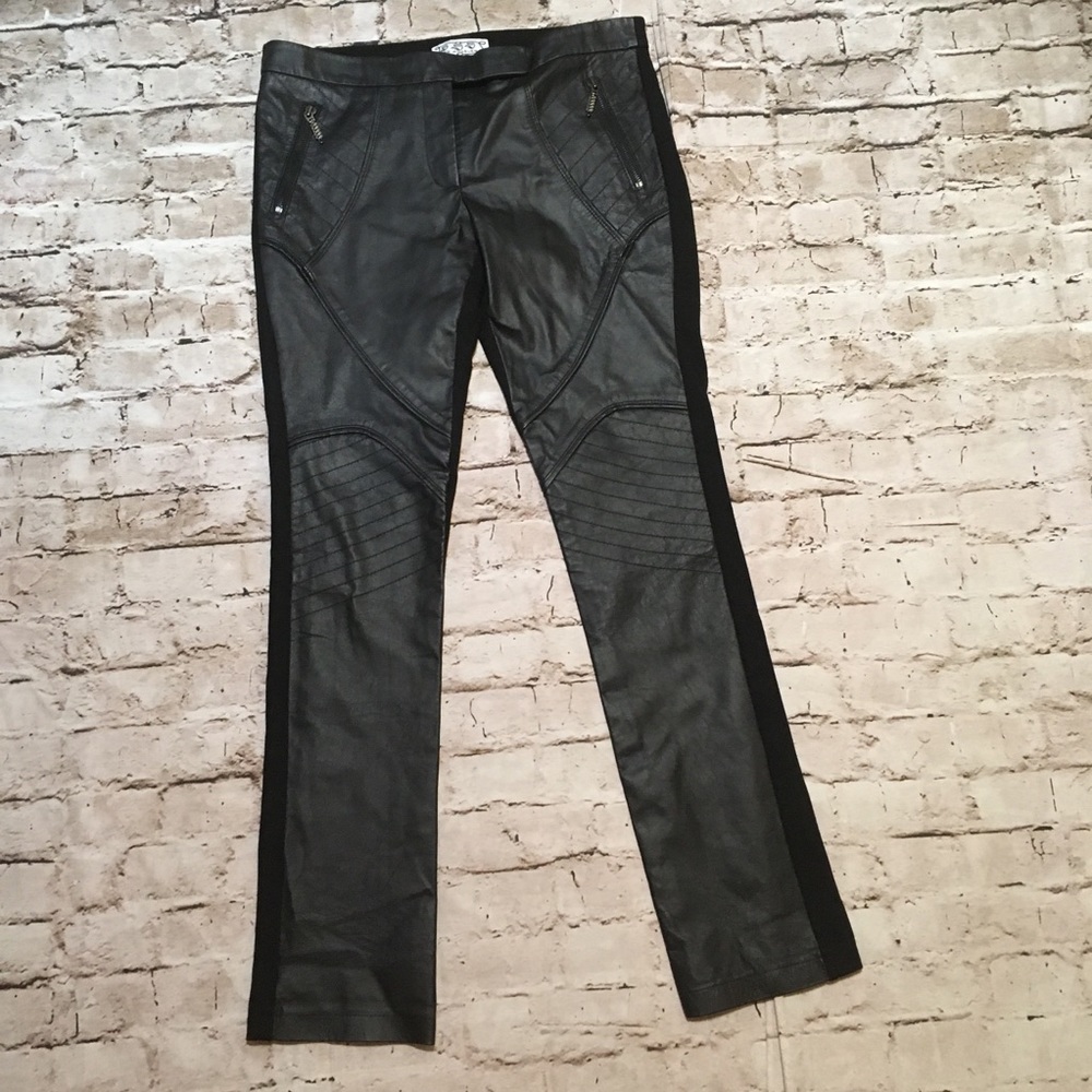 - NWOT Genuine leather/stretch Los Angles pa…
